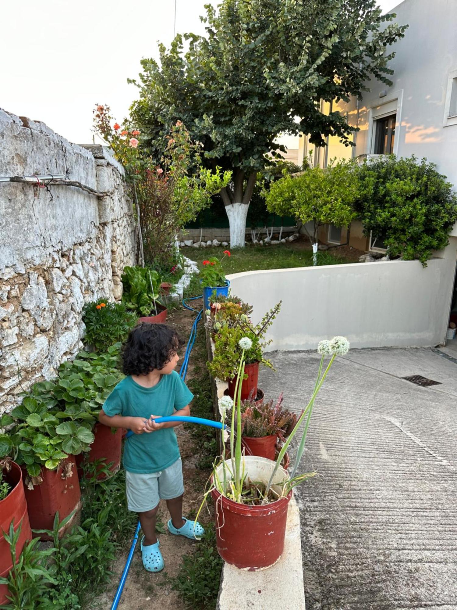 Bio Garden Stonehouse Villa Gonia Exterior photo